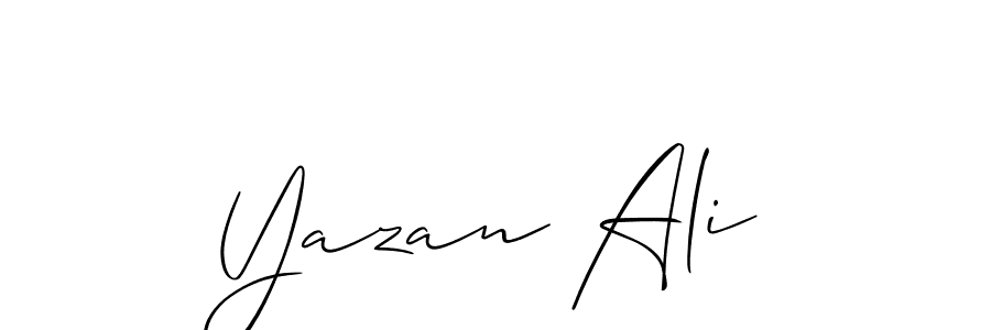 How to Draw Yazan Ali signature style? Allison_Script is a latest design signature styles for name Yazan Ali. Yazan Ali signature style 2 images and pictures png