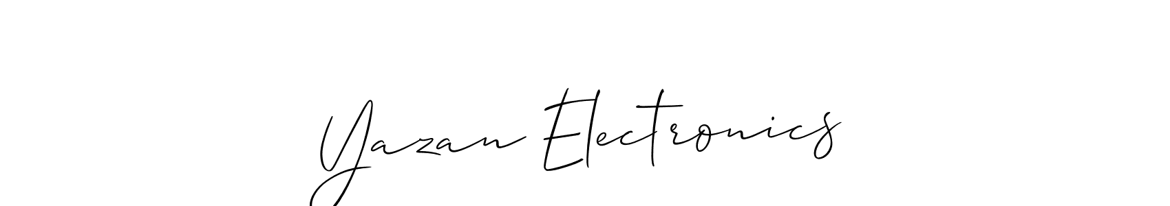 Here are the top 10 professional signature styles for the name Yazan Electronics. These are the best autograph styles you can use for your name. Yazan Electronics signature style 2 images and pictures png