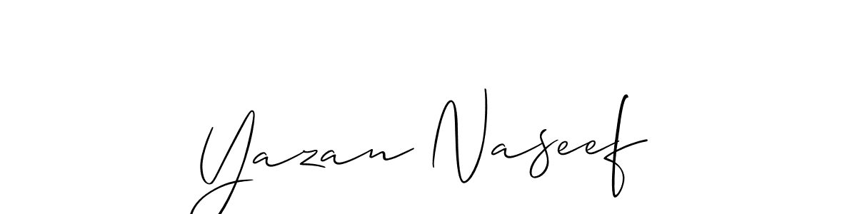 Best and Professional Signature Style for Yazan Naseef. Allison_Script Best Signature Style Collection. Yazan Naseef signature style 2 images and pictures png