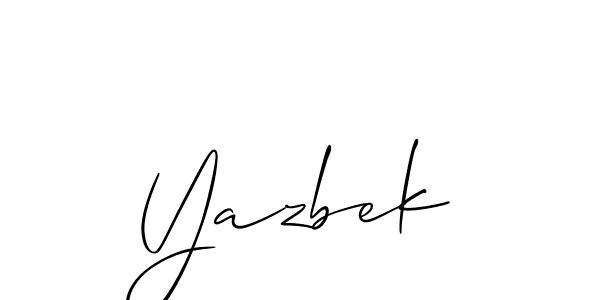 Best and Professional Signature Style for Yazbek. Allison_Script Best Signature Style Collection. Yazbek signature style 2 images and pictures png