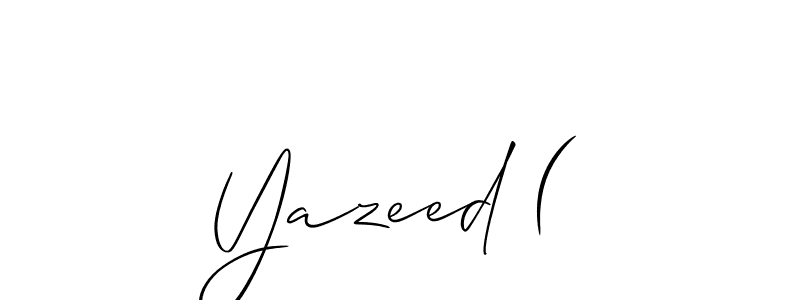 Similarly Allison_Script is the best handwritten signature design. Signature creator online .You can use it as an online autograph creator for name Yazeed (. Yazeed ( signature style 2 images and pictures png