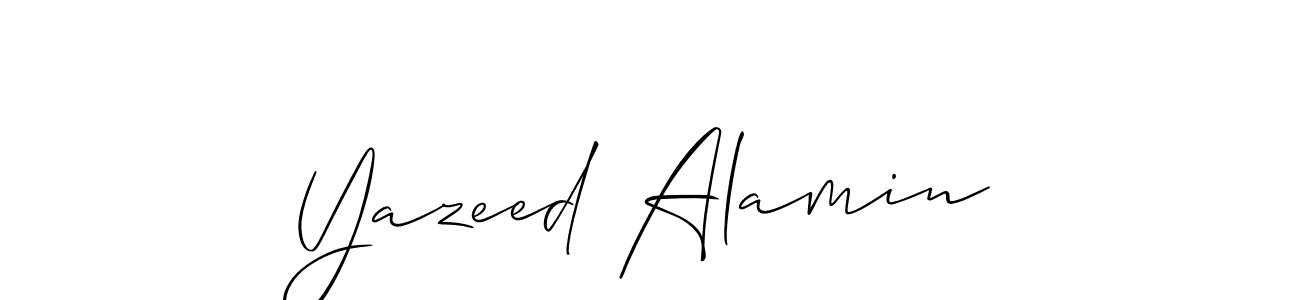 if you are searching for the best signature style for your name Yazeed Alamin. so please give up your signature search. here we have designed multiple signature styles  using Allison_Script. Yazeed Alamin signature style 2 images and pictures png