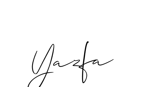 Once you've used our free online signature maker to create your best signature Allison_Script style, it's time to enjoy all of the benefits that Yazfa name signing documents. Yazfa signature style 2 images and pictures png