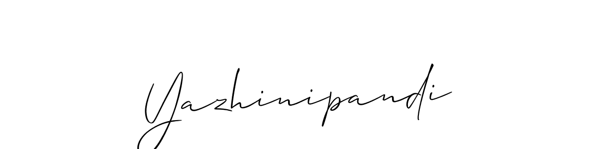 This is the best signature style for the Yazhinipandi name. Also you like these signature font (Allison_Script). Mix name signature. Yazhinipandi signature style 2 images and pictures png