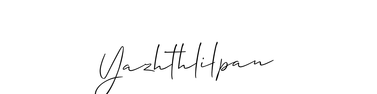 Also we have Yazhthlilpan name is the best signature style. Create professional handwritten signature collection using Allison_Script autograph style. Yazhthlilpan signature style 2 images and pictures png