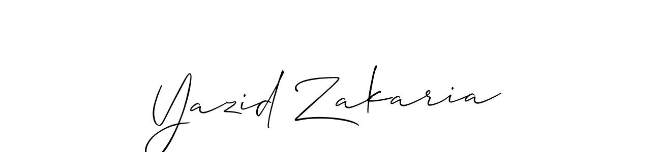 How to Draw Yazid Zakaria signature style? Allison_Script is a latest design signature styles for name Yazid Zakaria. Yazid Zakaria signature style 2 images and pictures png