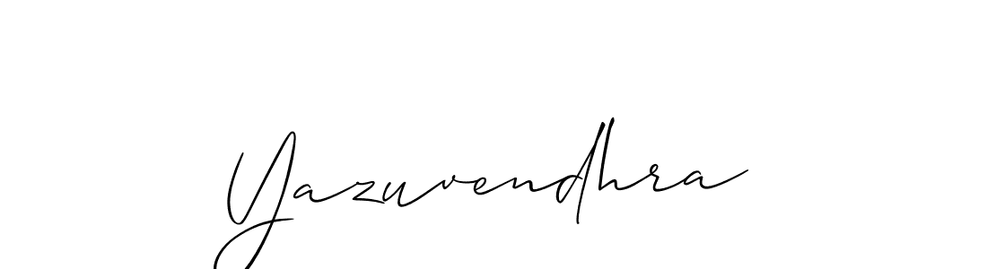 Similarly Allison_Script is the best handwritten signature design. Signature creator online .You can use it as an online autograph creator for name Yazuvendhra. Yazuvendhra signature style 2 images and pictures png