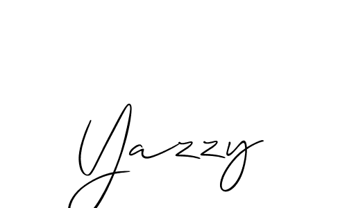 Similarly Allison_Script is the best handwritten signature design. Signature creator online .You can use it as an online autograph creator for name Yazzy. Yazzy signature style 2 images and pictures png