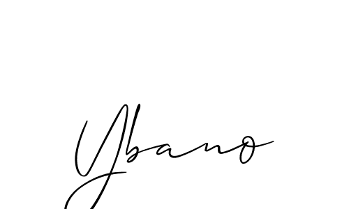 How to Draw Ybano signature style? Allison_Script is a latest design signature styles for name Ybano. Ybano signature style 2 images and pictures png