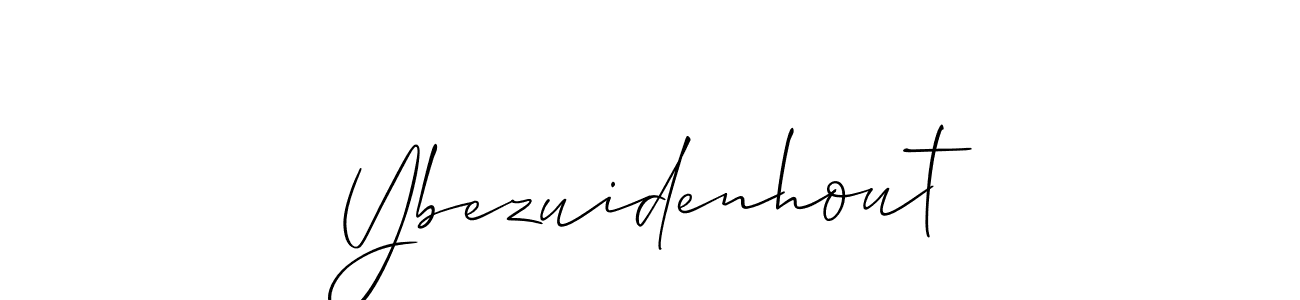 Best and Professional Signature Style for Ybezuidenhout. Allison_Script Best Signature Style Collection. Ybezuidenhout signature style 2 images and pictures png