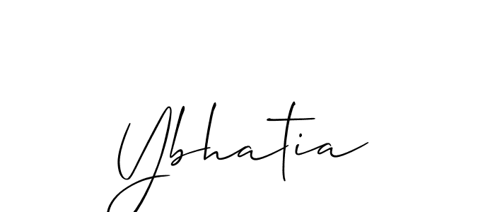 Check out images of Autograph of Ybhatia name. Actor Ybhatia Signature Style. Allison_Script is a professional sign style online. Ybhatia signature style 2 images and pictures png