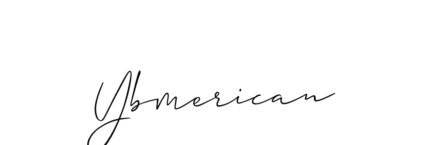 The best way (Allison_Script) to make a short signature is to pick only two or three words in your name. The name Ybmerican include a total of six letters. For converting this name. Ybmerican signature style 2 images and pictures png
