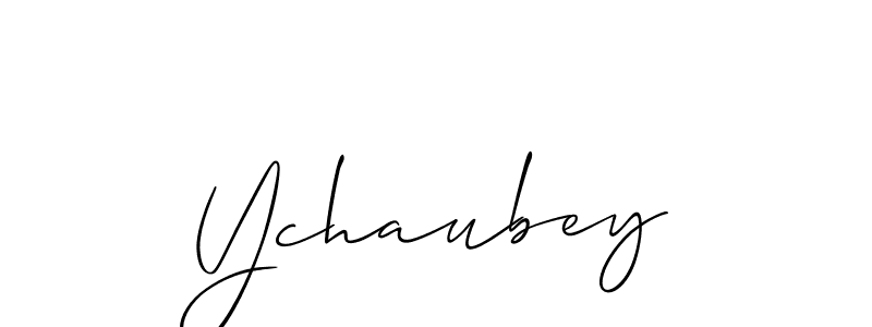 Once you've used our free online signature maker to create your best signature Allison_Script style, it's time to enjoy all of the benefits that Ychaubey name signing documents. Ychaubey signature style 2 images and pictures png