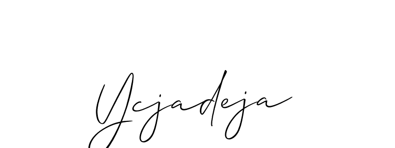 Here are the top 10 professional signature styles for the name Ycjadeja. These are the best autograph styles you can use for your name. Ycjadeja signature style 2 images and pictures png