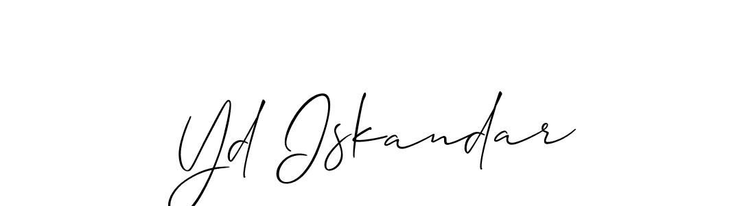 You can use this online signature creator to create a handwritten signature for the name Yd Iskandar. This is the best online autograph maker. Yd Iskandar signature style 2 images and pictures png