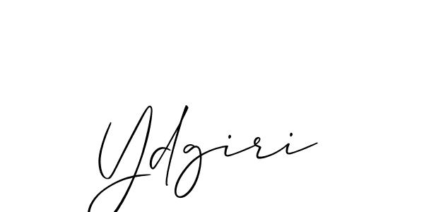 Make a beautiful signature design for name Ydgiri. Use this online signature maker to create a handwritten signature for free. Ydgiri signature style 2 images and pictures png