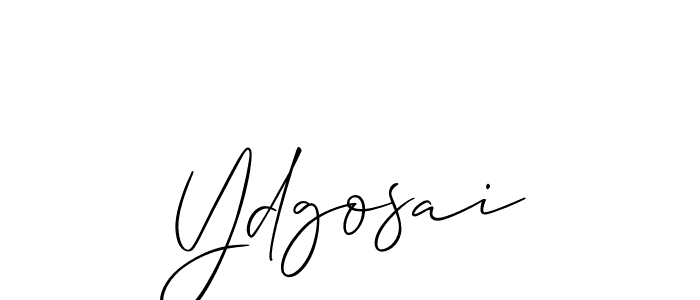 Make a beautiful signature design for name Ydgosai. Use this online signature maker to create a handwritten signature for free. Ydgosai signature style 2 images and pictures png