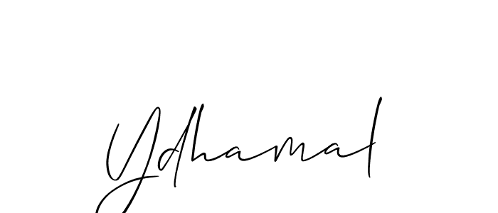 Make a beautiful signature design for name Ydhamal. Use this online signature maker to create a handwritten signature for free. Ydhamal signature style 2 images and pictures png