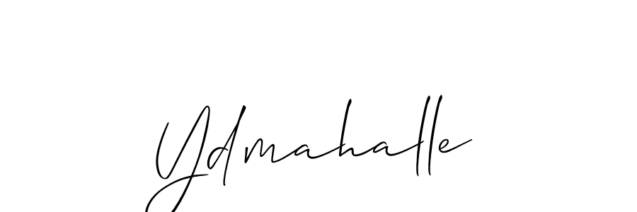 Make a beautiful signature design for name Ydmahalle. With this signature (Allison_Script) style, you can create a handwritten signature for free. Ydmahalle signature style 2 images and pictures png