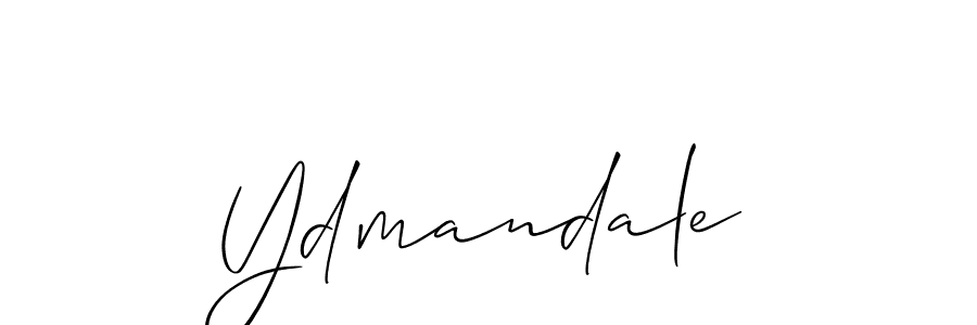 You should practise on your own different ways (Allison_Script) to write your name (Ydmandale) in signature. don't let someone else do it for you. Ydmandale signature style 2 images and pictures png