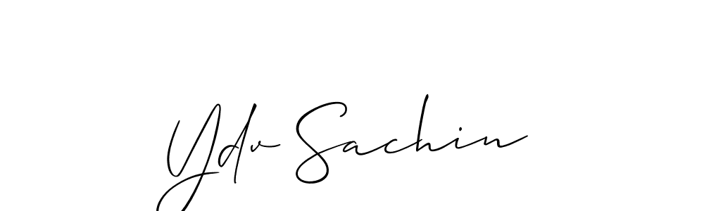 It looks lik you need a new signature style for name Ydv Sachin. Design unique handwritten (Allison_Script) signature with our free signature maker in just a few clicks. Ydv Sachin signature style 2 images and pictures png