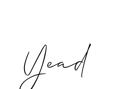 This is the best signature style for the Yead name. Also you like these signature font (Allison_Script). Mix name signature. Yead signature style 2 images and pictures png