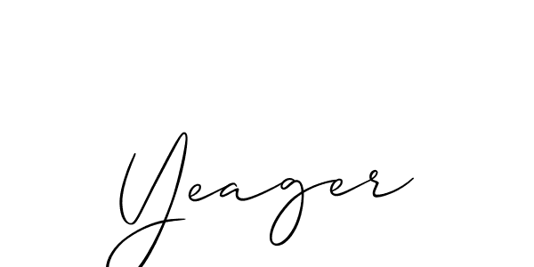 You can use this online signature creator to create a handwritten signature for the name Yeager. This is the best online autograph maker. Yeager signature style 2 images and pictures png