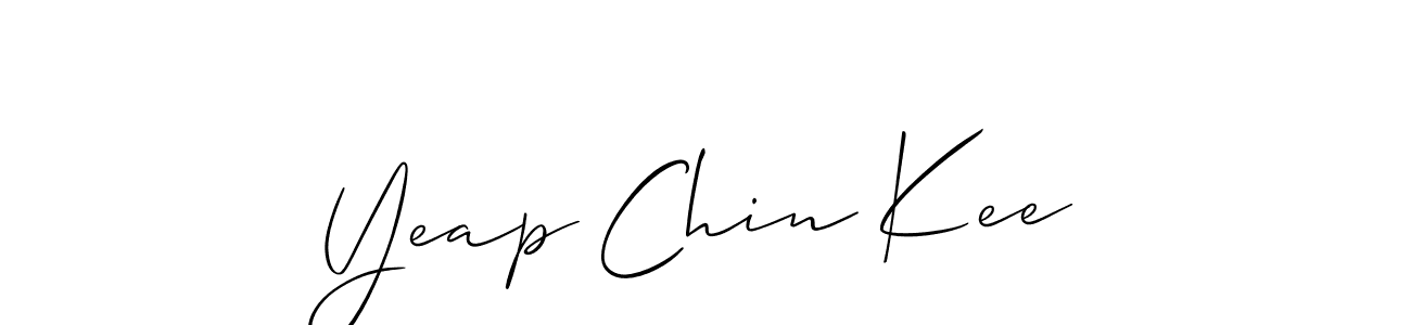 How to Draw Yeap Chin Kee signature style? Allison_Script is a latest design signature styles for name Yeap Chin Kee. Yeap Chin Kee signature style 2 images and pictures png