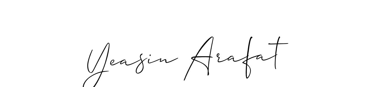 You should practise on your own different ways (Allison_Script) to write your name (Yeasin Arafat) in signature. don't let someone else do it for you. Yeasin Arafat signature style 2 images and pictures png