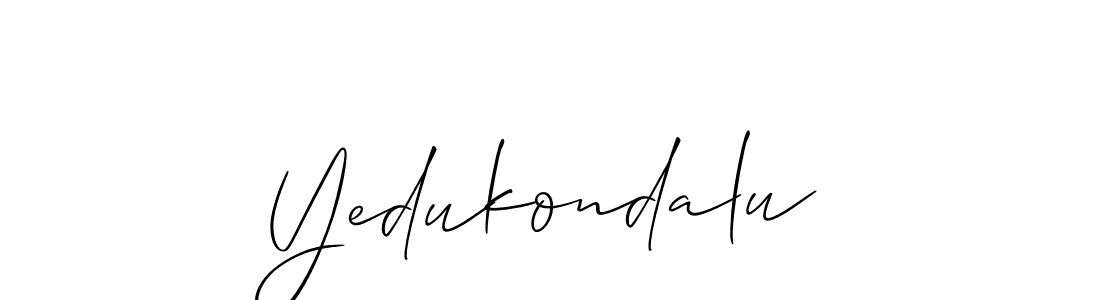 Similarly Allison_Script is the best handwritten signature design. Signature creator online .You can use it as an online autograph creator for name Yedukondalu. Yedukondalu signature style 2 images and pictures png
