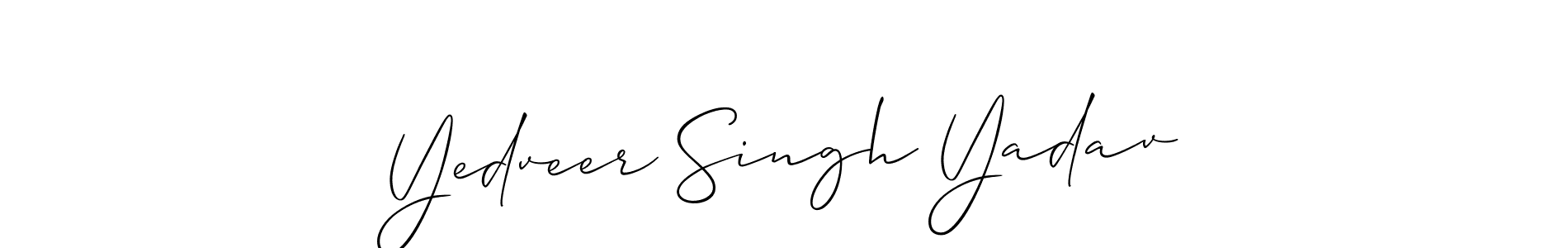 See photos of Yedveer Singh Yadav official signature by Spectra . Check more albums & portfolios. Read reviews & check more about Allison_Script font. Yedveer Singh Yadav signature style 2 images and pictures png