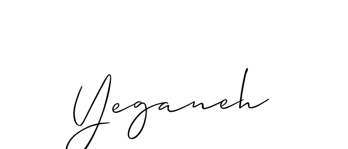 Make a beautiful signature design for name Yeganeh. Use this online signature maker to create a handwritten signature for free. Yeganeh signature style 2 images and pictures png