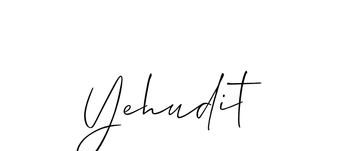 Best and Professional Signature Style for Yehudit. Allison_Script Best Signature Style Collection. Yehudit signature style 2 images and pictures png