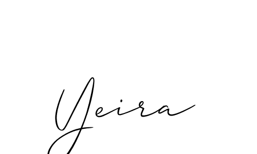 Also we have Yeira name is the best signature style. Create professional handwritten signature collection using Allison_Script autograph style. Yeira signature style 2 images and pictures png