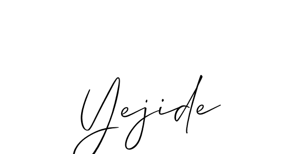 Once you've used our free online signature maker to create your best signature Allison_Script style, it's time to enjoy all of the benefits that Yejide name signing documents. Yejide signature style 2 images and pictures png