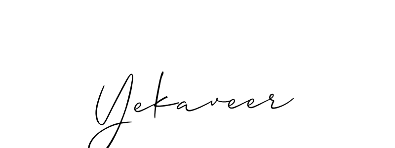 Make a beautiful signature design for name Yekaveer. Use this online signature maker to create a handwritten signature for free. Yekaveer signature style 2 images and pictures png