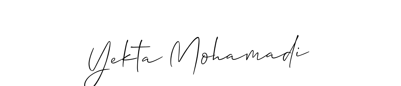 Once you've used our free online signature maker to create your best signature Allison_Script style, it's time to enjoy all of the benefits that Yekta Mohamadi name signing documents. Yekta Mohamadi signature style 2 images and pictures png