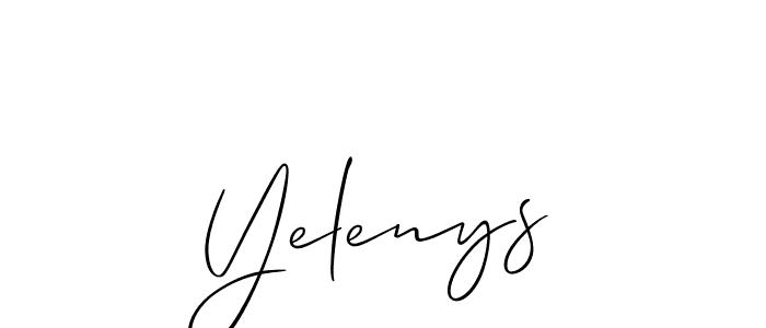 Here are the top 10 professional signature styles for the name Yelenys. These are the best autograph styles you can use for your name. Yelenys signature style 2 images and pictures png