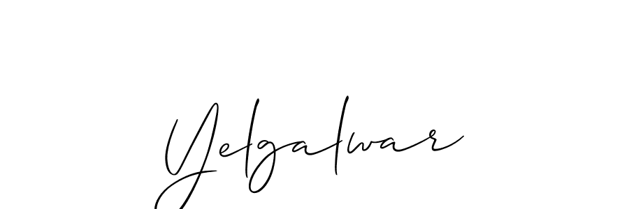 How to Draw Yelgalwar signature style? Allison_Script is a latest design signature styles for name Yelgalwar. Yelgalwar signature style 2 images and pictures png