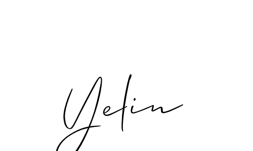 You should practise on your own different ways (Allison_Script) to write your name (Yelin) in signature. don't let someone else do it for you. Yelin signature style 2 images and pictures png