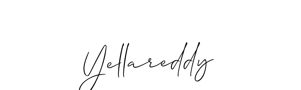 Also You can easily find your signature by using the search form. We will create Yellareddy name handwritten signature images for you free of cost using Allison_Script sign style. Yellareddy signature style 2 images and pictures png