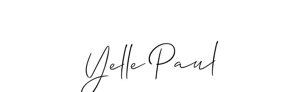 Once you've used our free online signature maker to create your best signature Allison_Script style, it's time to enjoy all of the benefits that Yelle Paul name signing documents. Yelle Paul signature style 2 images and pictures png