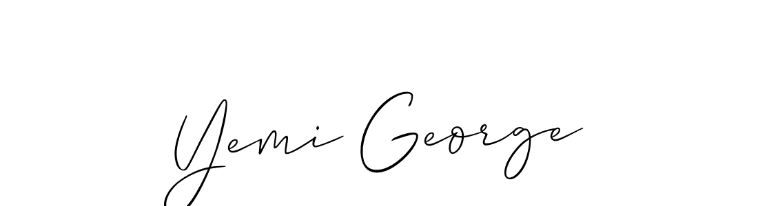 Best and Professional Signature Style for Yemi George. Allison_Script Best Signature Style Collection. Yemi George signature style 2 images and pictures png