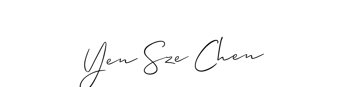 Best and Professional Signature Style for Yen Sze Chen. Allison_Script Best Signature Style Collection. Yen Sze Chen signature style 2 images and pictures png