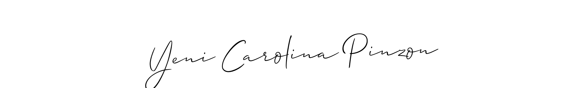 Once you've used our free online signature maker to create your best signature Allison_Script style, it's time to enjoy all of the benefits that Yeni Carolina Pinzon name signing documents. Yeni Carolina Pinzon signature style 2 images and pictures png