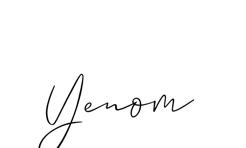 Once you've used our free online signature maker to create your best signature Allison_Script style, it's time to enjoy all of the benefits that Yenom name signing documents. Yenom signature style 2 images and pictures png