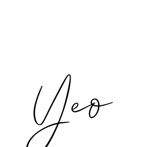 How to make Yeo name signature. Use Allison_Script style for creating short signs online. This is the latest handwritten sign. Yeo signature style 2 images and pictures png
