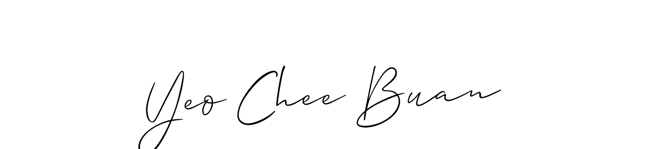 Similarly Allison_Script is the best handwritten signature design. Signature creator online .You can use it as an online autograph creator for name Yeo Chee Buan. Yeo Chee Buan signature style 2 images and pictures png