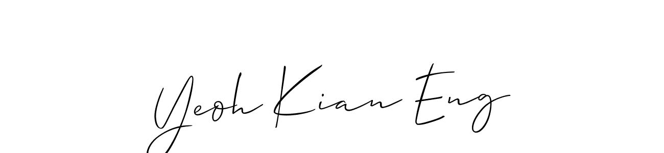 Once you've used our free online signature maker to create your best signature Allison_Script style, it's time to enjoy all of the benefits that Yeoh Kian Eng name signing documents. Yeoh Kian Eng signature style 2 images and pictures png