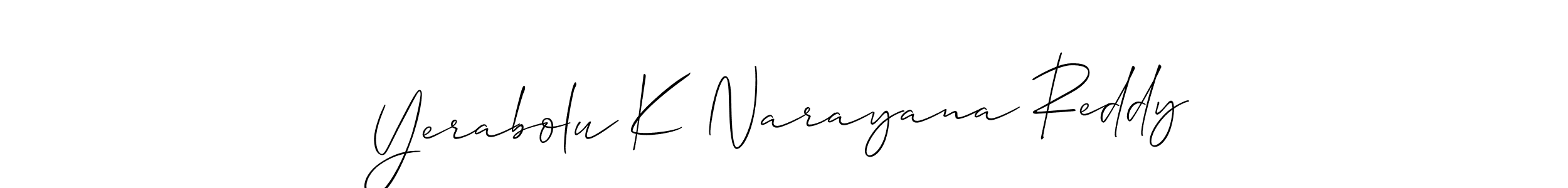 Check out images of Autograph of Yerabolu K Narayana Reddy name. Actor Yerabolu K Narayana Reddy Signature Style. Allison_Script is a professional sign style online. Yerabolu K Narayana Reddy signature style 2 images and pictures png